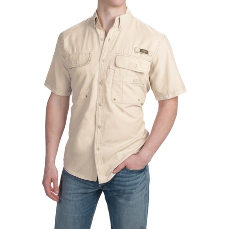 G.H. Bass and Co. Explorer Charter Solid Shirt UPF 40, Short Sleeve (For Men)