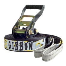 Gibbon Slacklines Jibline Slackline - 15m in Black - Closeouts
