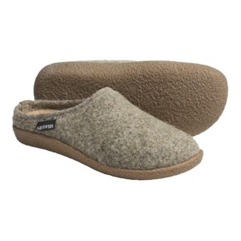 Giesswein Veitsch Lodge Slippers - Boiled Wool (For Men and Women) in Natural