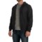 Gildan 7.5 oz. 50/50 Hoodie Sweatshirt - Zip (For Men and Women) in Black