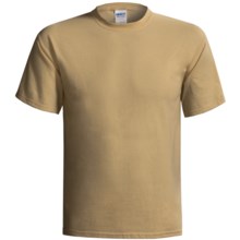 Gildan Cotton T-Shirt - 6.1 oz., Short Sleeve (For Men and Women) in Tan - 2nds