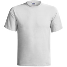 Gildan Cotton T-Shirt - 6.1 oz., Short Sleeve (For Men and Women) in White - 2nds
