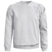 Gildan Crew Neck Sweatshirt (For Men and Women) in Light Grey Heather - 2nds