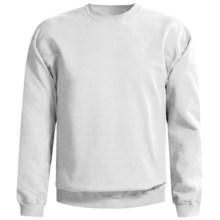 Gildan Crew Neck Sweatshirt (For Men and Women) in White - 2nds