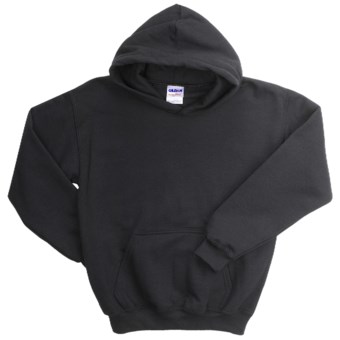 Gildan Heavy Blend Hoodie Sweatshirt - 7.5 oz. (For Youth) in Black