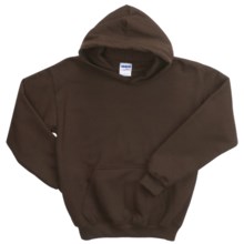 Gildan Heavy Blend Hoodie Sweatshirt - 7.5 oz. (For Youth) in Dark Brown - 2nds
