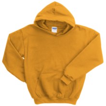 Gildan Heavy Blend Hoodie Sweatshirt - 7.5 oz. (For Youth) in Gold - 2nds