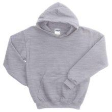 Gildan Heavy Blend Hoodie Sweatshirt - 7.5 oz. (For Youth) in Grey Heather - 2nds