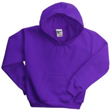 Gildan Heavy Blend Hoodie Sweatshirt - 7.5 oz. (For Youth) in Purple - 2nds