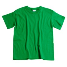 Gildan Heavyweight Cotton T-Shirt - Short Sleeve (For Youth) in Medium Green - 2nds