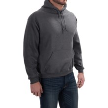 Gildan Hooded Sweatshirt - 7.75 oz. Ultra-Blend (For Men and Women) in Charcoal Heather - 2nds