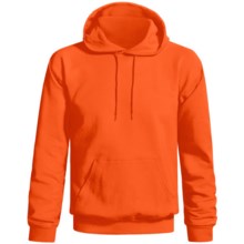 Gildan Ultra Blend Hoodie Sweatshirt (For Men and Women) in Safety Orange - 2nds