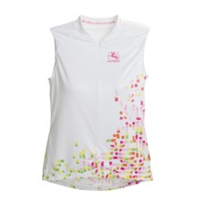 Giordana Art Cycling Jersey - Zip Neck, Sleeveless (For Women) in Primavera - Closeouts