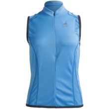 Giordana Cycling Jersey - Sleeveless, Zip Neck (For Women) in Light Blue - Closeouts