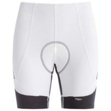 Giordana Laser Cycling Shorts (For Women) in White - Closeouts