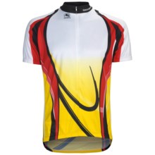 Giordana Semi-Custom GI-SC23 Cycling Jersey - Short Sleeve (For Men) in Red/Yellow - Closeouts