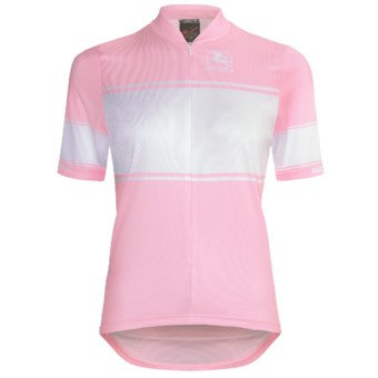 Giordana Semi-Custom GI-SC33 Cycling Jersey - Short Sleeve (For Women) in Pink