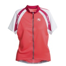 Giordana Silverline Cycling Jersey - Full Zip, Short Sleeve (For Women) in Coral - Closeouts