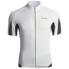 Giordana Tenax Cycling Jersey - Full-Zip, Short Sleeve (For Men) in White - Closeouts
