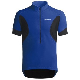 Giordana Tenax Cycling Jersey - Half-Zip, Short Sleeve (For Men) in Blue