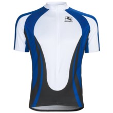 Giordana Terra Pro Cycling Jersey - Short Sleeve (For Men) in Terra/Blue - Closeouts