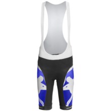 Giordana Trade Cycling Bib Shorts - UPF 50+ (For Men) in Blue/White - Closeouts