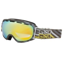 Giro Basis Flash Snowsport Goggle in Tank Offset/Loden Yellow - Closeouts