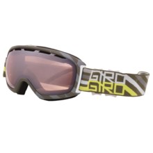 Giro Basis Flash Snowsport Goggle in Tank Offset/Rose Silver 30 - Closeouts