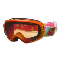 Giro Basis Snowsport Goggles in Gloss Orange/Amber Scarlet 40 - Closeouts