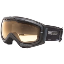 Giro Manifest Pop Top Snowsport Goggle - Extra Lens in Matte Black/Persimmon 57/Amber 26 - Closeouts
