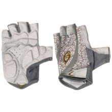 Giro Monica Cycling Gloves - Fingerless (For Women) in White/Gold - Closeouts