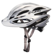 Giro Pneumo Bike Helmet with Removable Visor in Silver/White - Closeouts