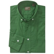 Gitman Brothers Cotton Sport Shirt - Long Sleeve (For Men) in Kelly Green - Closeouts