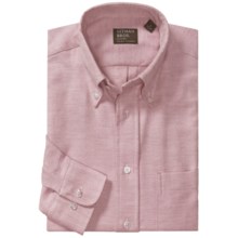 Gitman Brothers Fall Heavyweight Sport Shirt - Long Sleeve (For Men) in Pink Heather - Closeouts