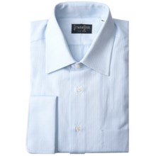 Gitman Brothers French Cuff Dress Shirt - Long Sleeve (For Men) in Light Blue Tonal Stripe - Closeouts