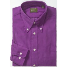 Gitman Brothers Heavyweight Sport Shirt - Long Sleeve (For Men) in Purple - Closeouts