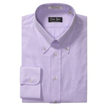 Gitman Brothers Pinpoint Oxford Dress Shirt - Long Sleeve (For Tall Men) in Lavender - Closeouts