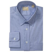 Gitman Brothers Point Collar Dress Shirt - Long Sleeve (For Men) in Medium Blue - Closeouts