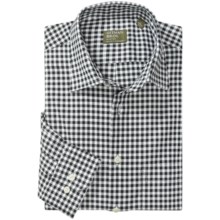 Gitman Brothers Spread Collar Sport Shirt - Long Sleeve (For Men) in Black/White Check - Closeouts
