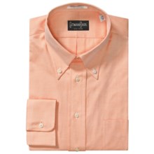 Gitman Brothers Tailored Fit Sport Shirt - Button Down, Long Sleeve (For Men) in Orange - Closeouts