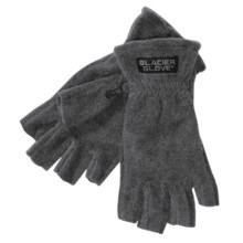 Glacier Glove Fleece Gloves - Fingerless (For Men) in Grey - Closeouts
