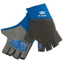 Glacier Glove Midweight Pro Angler Gloves - Fingerless (For Men and Women) in Grey/Blue - Closeouts