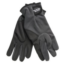Glacier Glove Windproof Fleece Gloves - Neoprene Palm (For Men) in Grey/Black - Closeouts