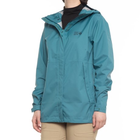 Mountain Hardwear Glade Rain Jacket - Waterproof (For Women) - WASH TURQUOISE (S )