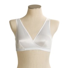 Glamorise Complete Comfort Wrap Bra - A/B/C (For Women) in White - Closeouts