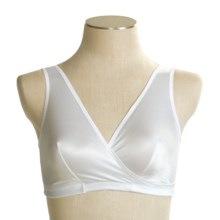 Glamorise Complete Comfort Wrap Bra - D/DD (For Women) in White - Closeouts