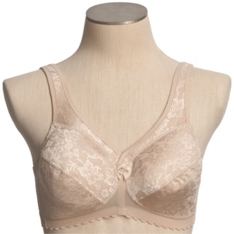 Glamorise MagicLift Bra - D/DD/F/G Cup, Dual Strap Adjustment (For Women) in Café