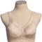 Glamorise MagicLift Bra - D/DD/F/G Cup, Dual Strap Adjustment (For Women) in Café