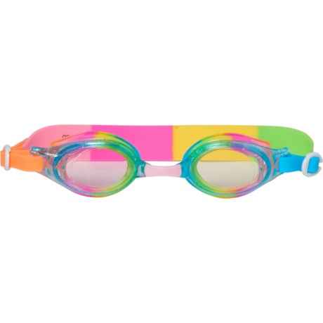 Aqua2ude Glitter Rainbow Swim Goggles (For Kids) - GLITTER ( )
