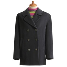Gloverall Original British Pea Coat (For Women) in Navy - Closeouts
